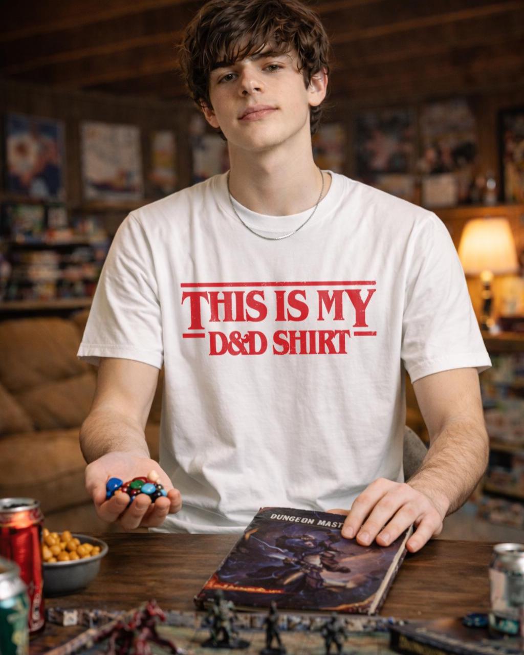 Dungeons and Dragons Shirt – Tabletop RPG Tee | Casual Gaming Wear for Fans