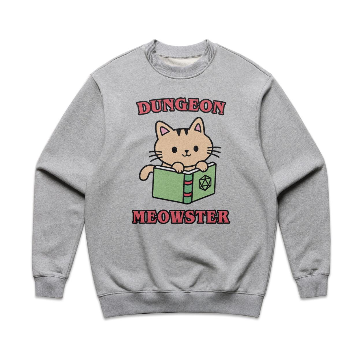 Dungeons And Dragons Sweatshirt - Personalised Dungeon Meowster Cat Sweater | RPG Gamer Gift