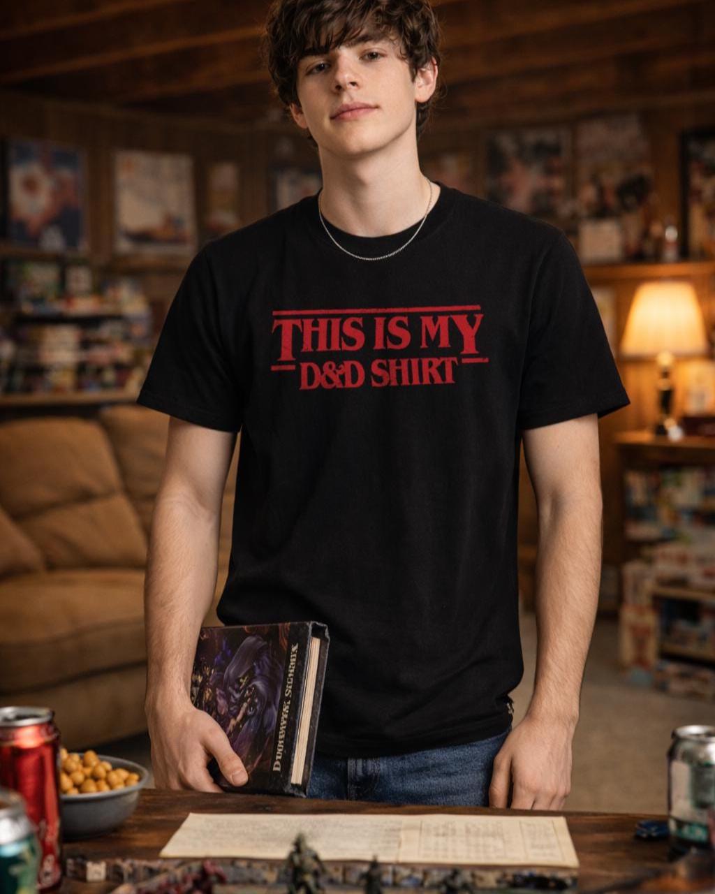 Dungeons and Dragons Shirt – Tabletop RPG Tee | Casual Gaming Wear for Fans