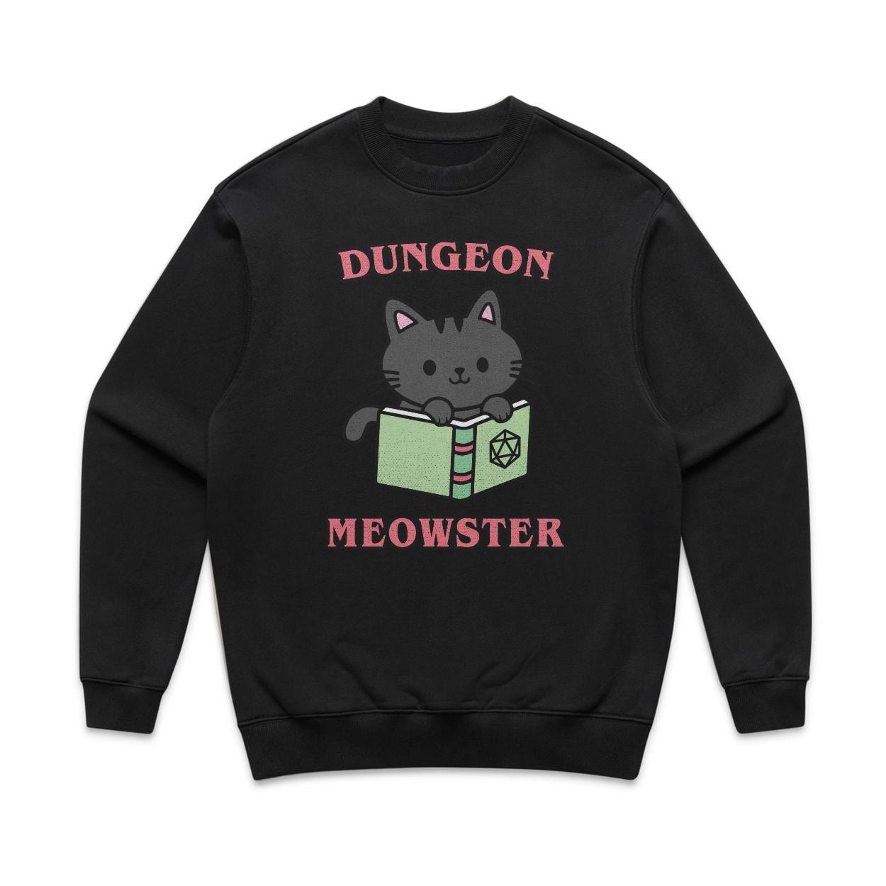 Dungeons And Dragons Sweatshirt - Personalised Dungeon Meowster Cat Sweater | RPG Gamer Gift