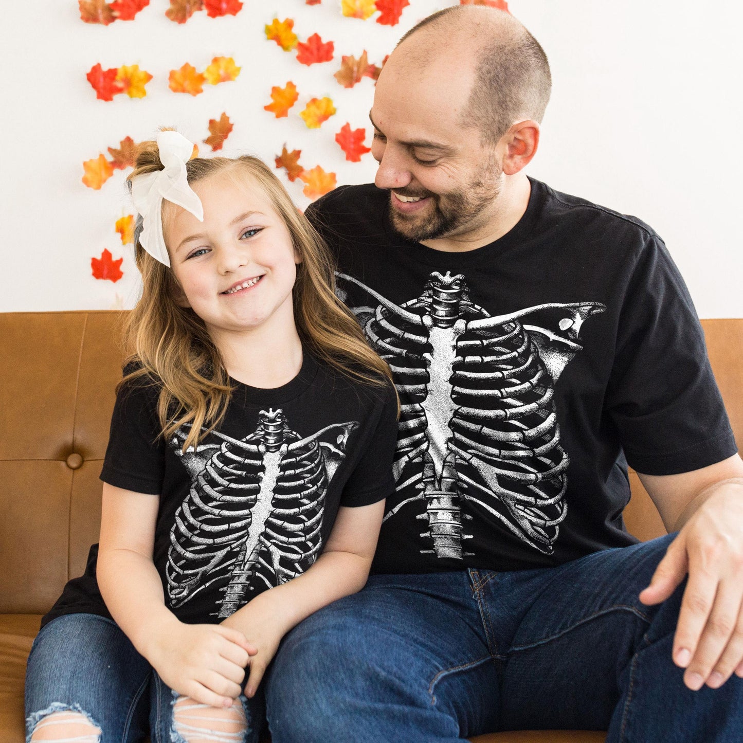 Skeleton Rib Cage T-Shirt | Realistic Bone Shirt - Halloween Costume Tee