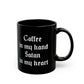 Goth Coffee Mug – Black Gothic Mug With Dark Humor – Alternative Gift For Goths