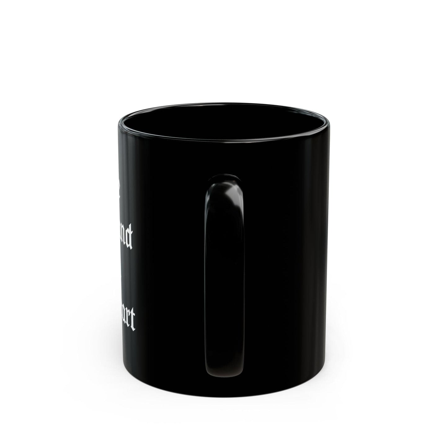 Goth Coffee Mug – Black Gothic Mug With Dark Humor – Alternative Gift For Goths