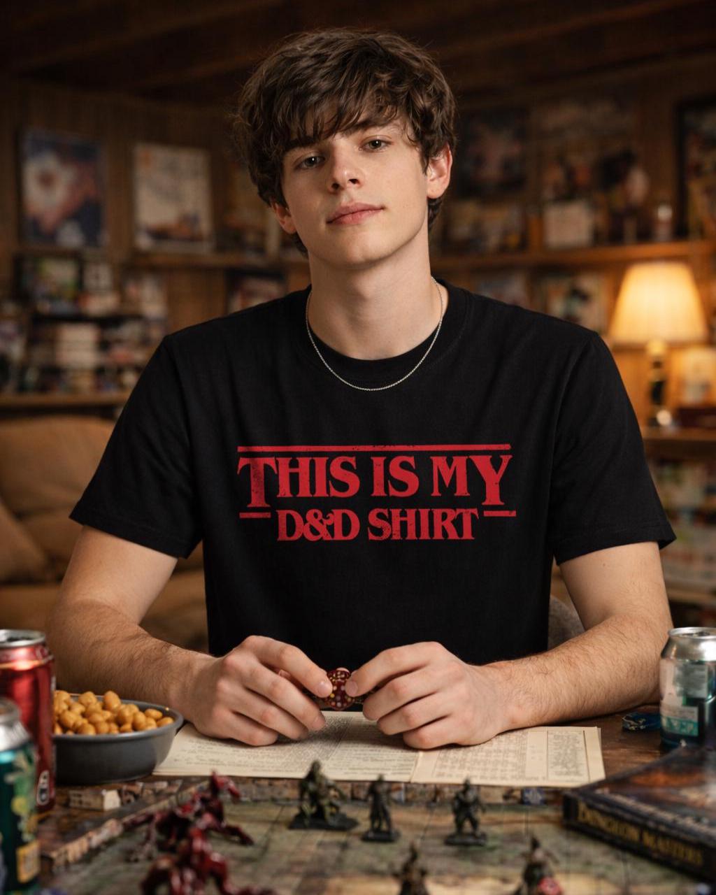 Dungeons and Dragons Shirt – Tabletop RPG Tee | Casual Gaming Wear for Fans