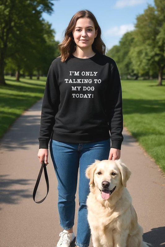 Dog Mama Sweatshirt - Soft Cotton Blend Jumper | Comfortable Dog Lover Apparel