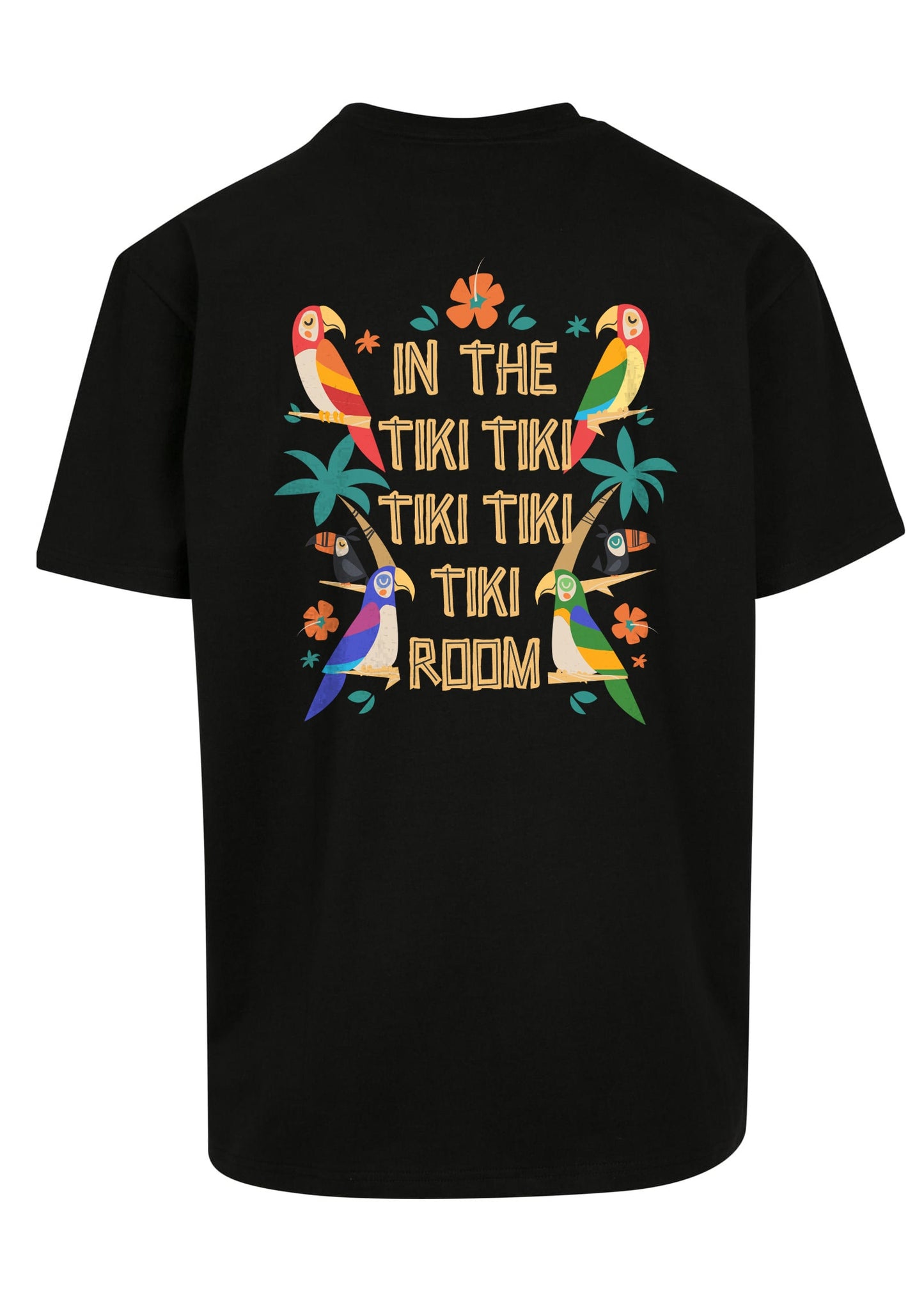 Tiki Room T-Shirt - Tiki Tiki Parrots Polynesian Vacation Shirts