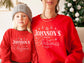 Personalized Christmas Sweatshirt - Cozy Christmas Sweater With Personalised Name