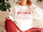 Personalized Christmas Sweatshirt - Cozy Christmas Sweater With Personalised Name