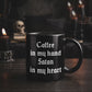 Goth Coffee Mug – Black Gothic Mug With Dark Humor – Alternative Gift For Goths