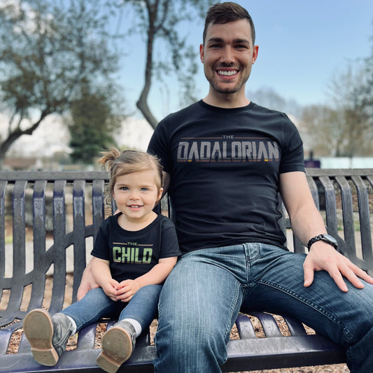 The Dadalorian - The Mamalorian - Father Son Mother Daughter Matching T-Shirts