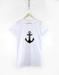 Anchor Pattern Tshirt - Nautical Mermaid T-Shirt