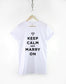 Wedding T-Shirt - Keep Calm And Marry On Husband To Be Getting Married T-Shirt