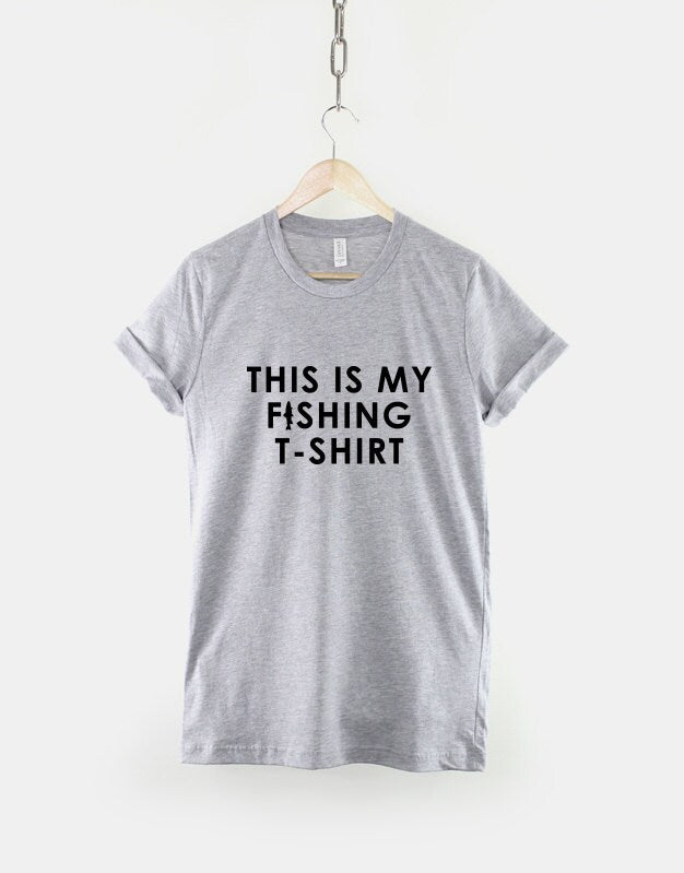 Fishing T-Shirt - Mens Fishing Shirt - This Is My Fishing T-Shirt - Guys Fishing Gift - Fishing Shirt