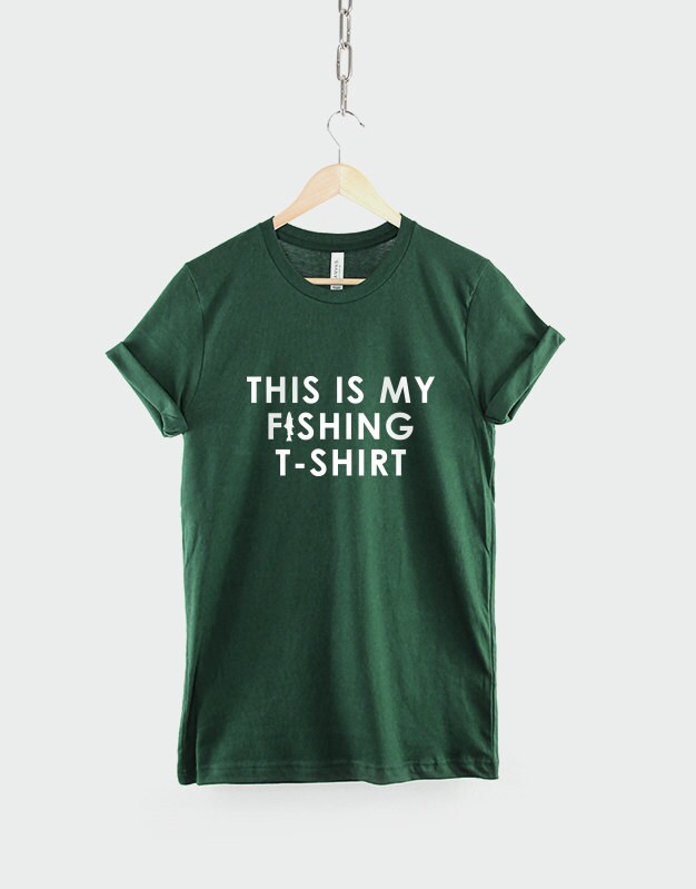 Fishing T-Shirt - Mens Fishing Shirt - This Is My Fishing T-Shirt - Guys Fishing Gift - Fishing Shirt