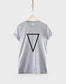 Geometric Shape T-Shirt - Upside Down Triangle Print Hipster Shirt