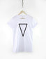 Geometric Shape T-Shirt - Upside Down Triangle Print Hipster Shirt