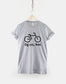 Bicycling TShirt - Mens Womens Bicycle T-Shirt - Cyclist Carbon Green 0g CO2 Shirt