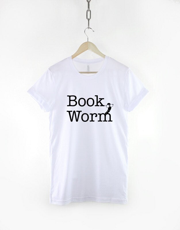 Book Worm Funny Hipster Student T-Shirt