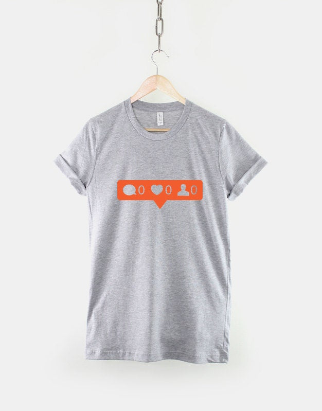 Social Media Likes T-Shirt - Instagram Themed Tshirt