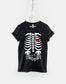 Baby Girl Skeleton Maternity Halloween Shirt - Pregnancy Announcement Skeleton Shirt