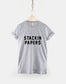 Stackin Papers Slogan Gangster Money Trap Streetwear T-Shirt