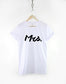 Mrs T-Shirt Slogan Wifey Getting Married Shirt