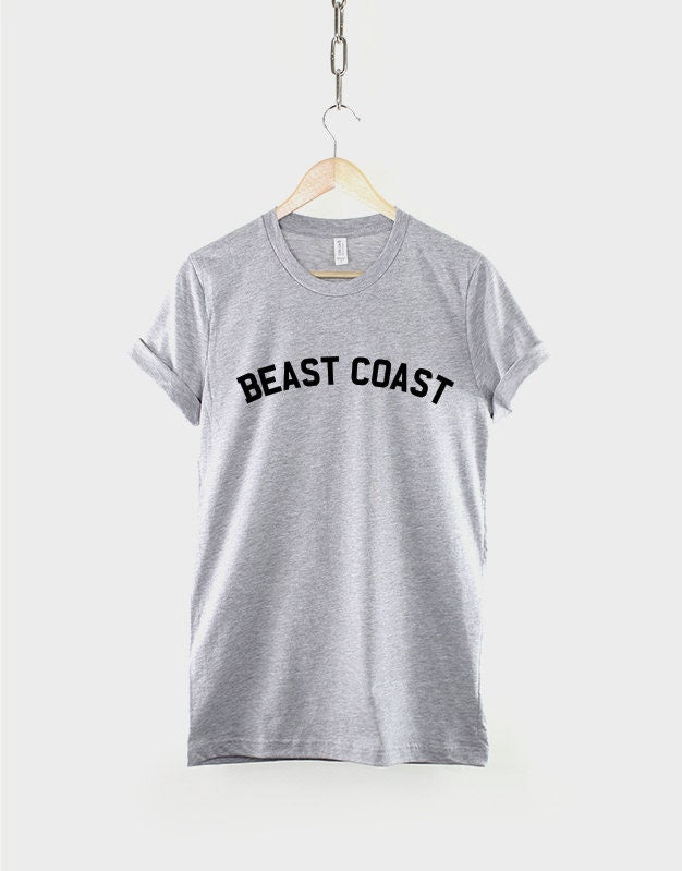 Beast Coast - East Coast T-Shirt - New York Florida Massachusetts Virginia Georgia Shirt