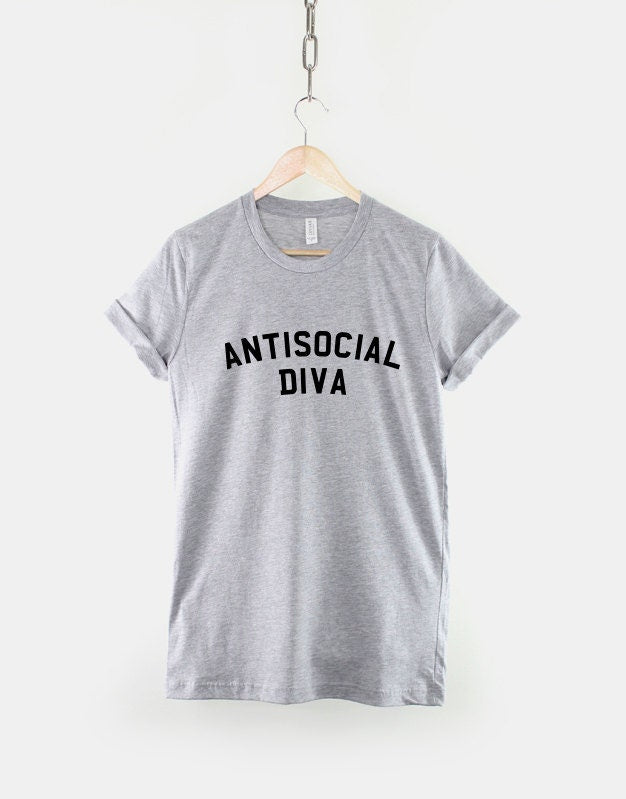 Antisocial Diva Streetwear T-Shirt