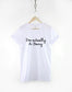 Fairy Tale Shirt - I'm actually a fairy T-Shirt Pink Fairy Story T Shirt