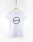 Mens Minimal T-Shirt - Square Circle T-Shirt - Square Print T-Shirt - Circle Print Shirt