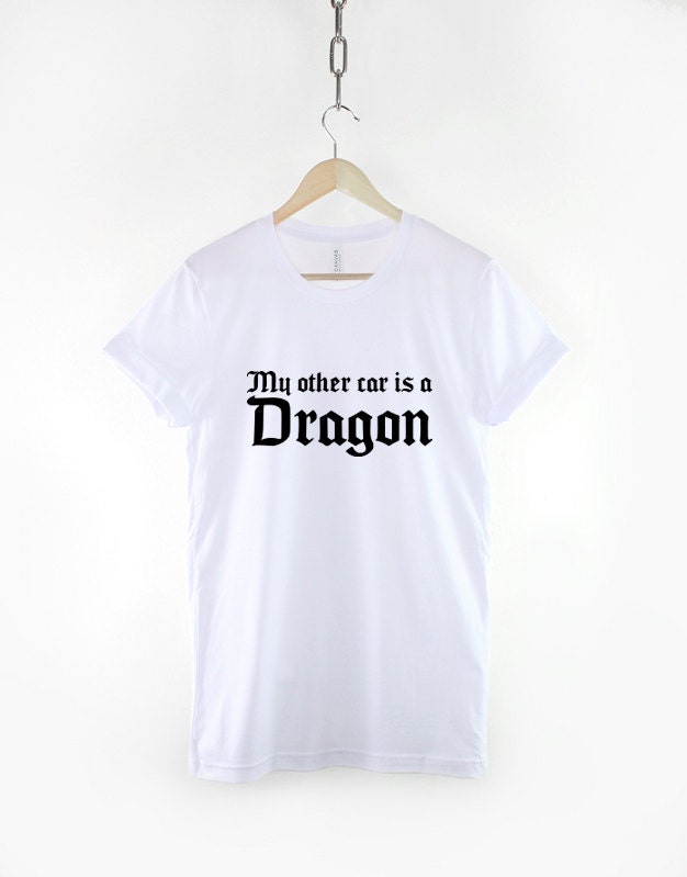 My Other Car Is A Dragon T-Shirt - Medieval Viking Beard Bearded T Shirt