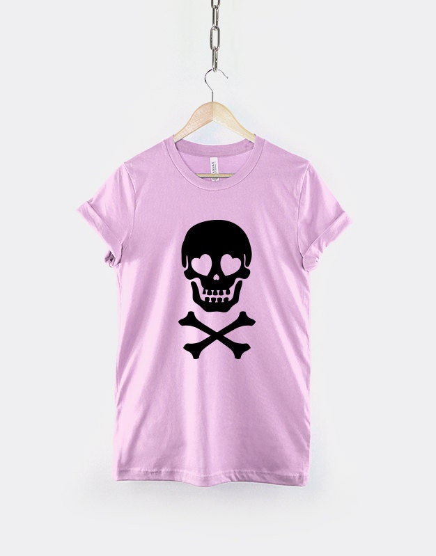 Pastel Goth T-Shirt - Skull And Crossbones Shirt - Pastel Purple Goth Clothing - Pastel Skull TShirt - Pastel Grunge Clothing T Shirt