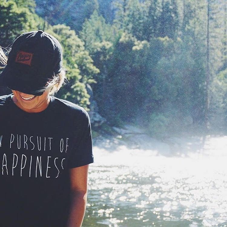 In Pursuit Of Happiness T-Shirt - Adventure Happiness TShirt