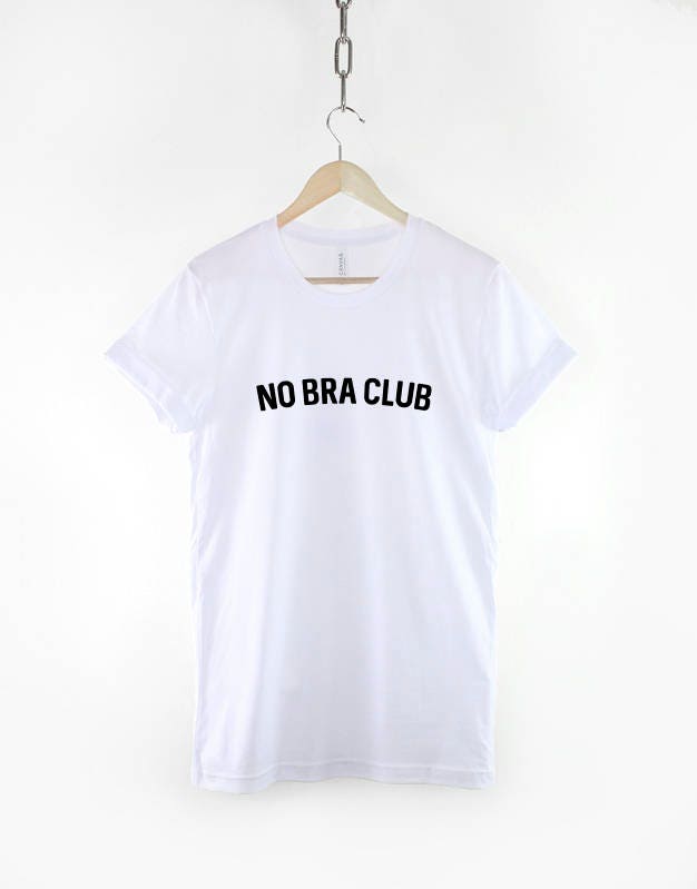 No Bra Club - No Bra Is The Best Bra Funny Boob T-Shirt