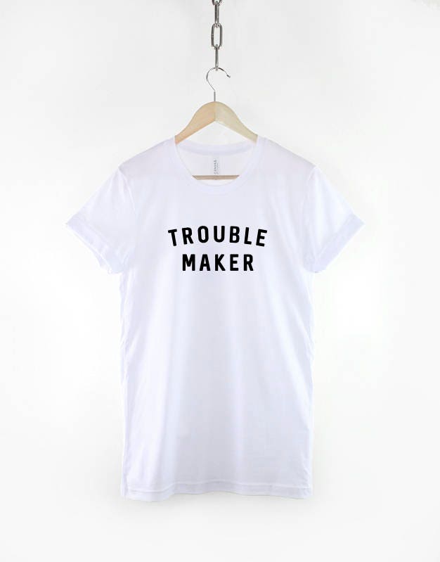 Kids Trouble Maker T Shirt - Funny Trouble Maker Childrens TShirt