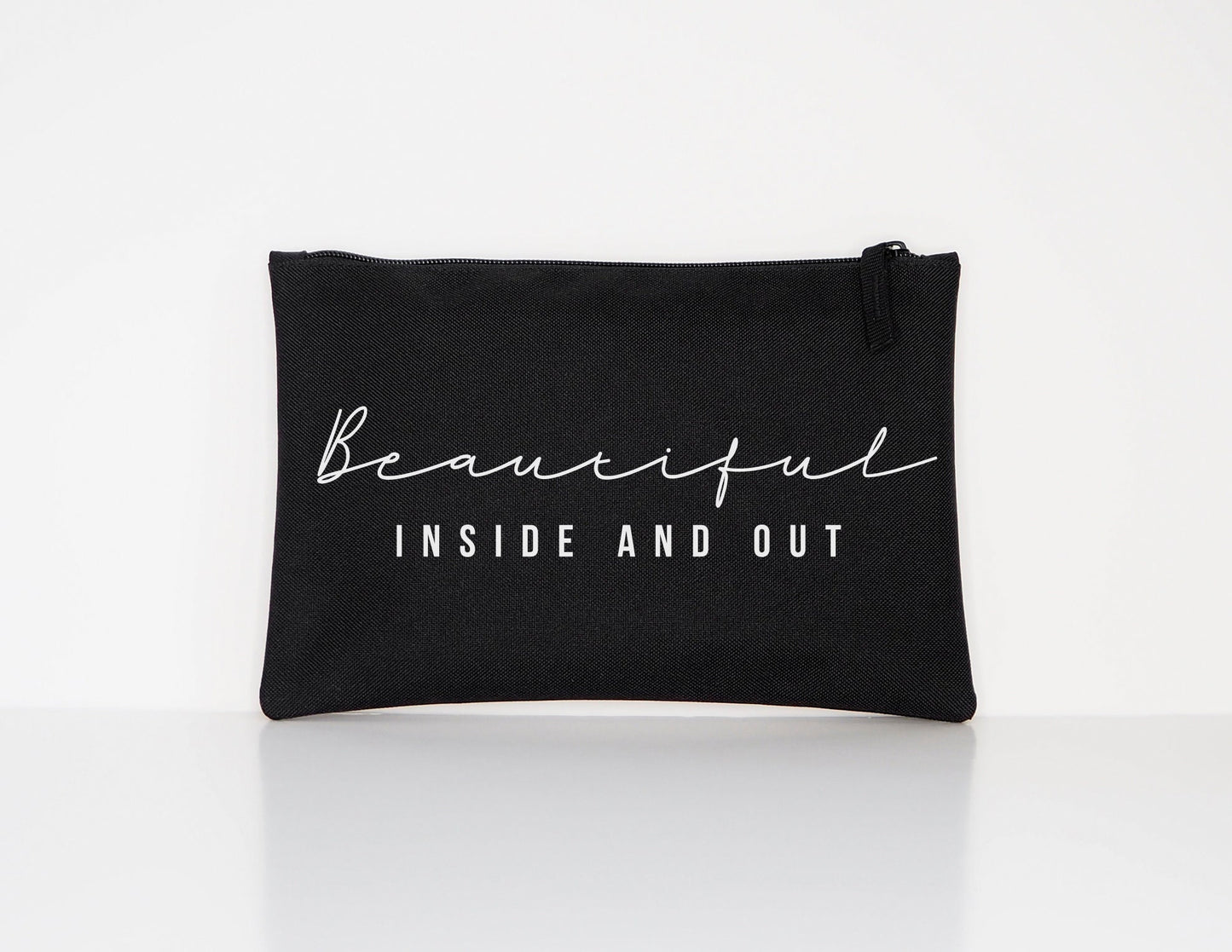 Beautiful Inside And Out - Makeup Cosmetic Accessory Pouch