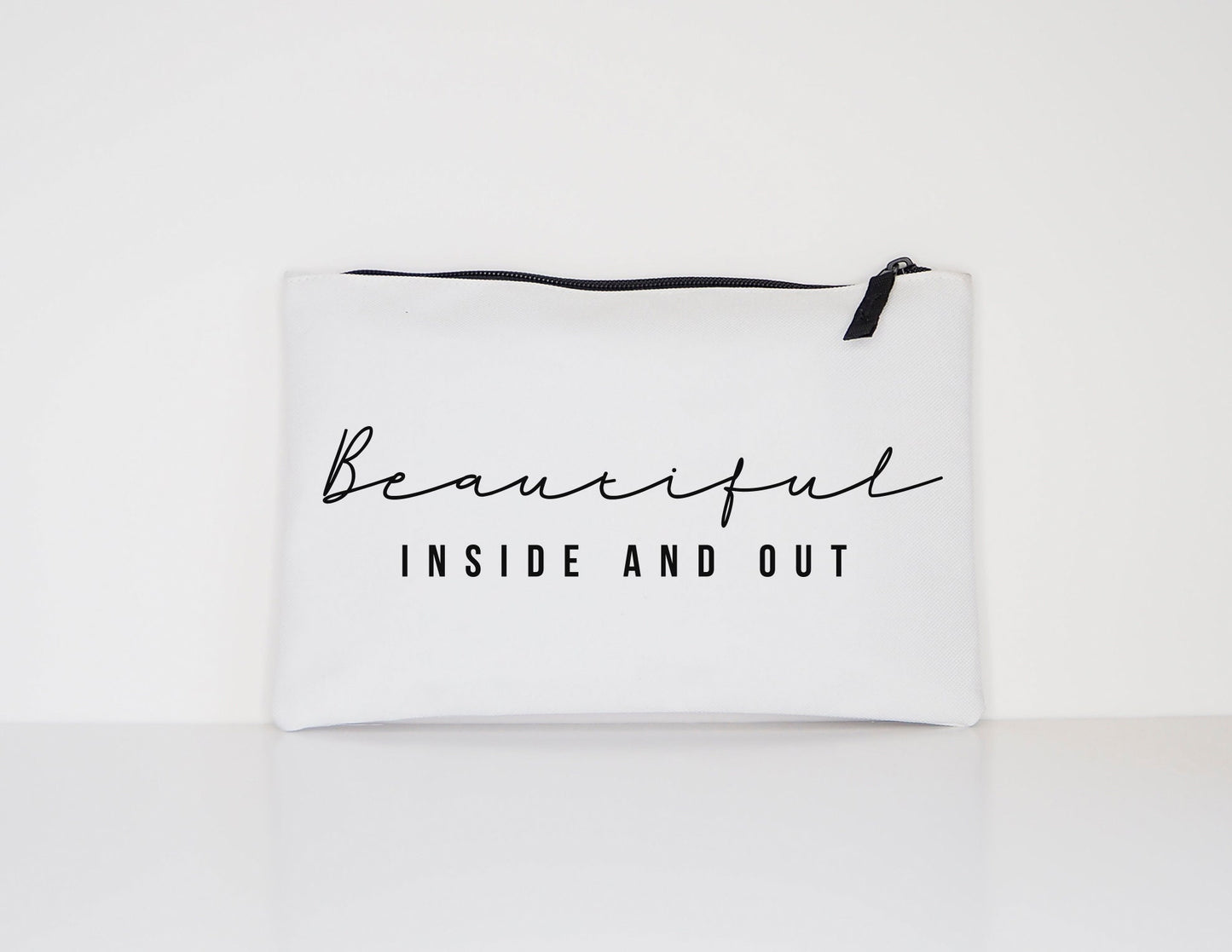 Beautiful Inside And Out - Makeup Cosmetic Accessory Pouch