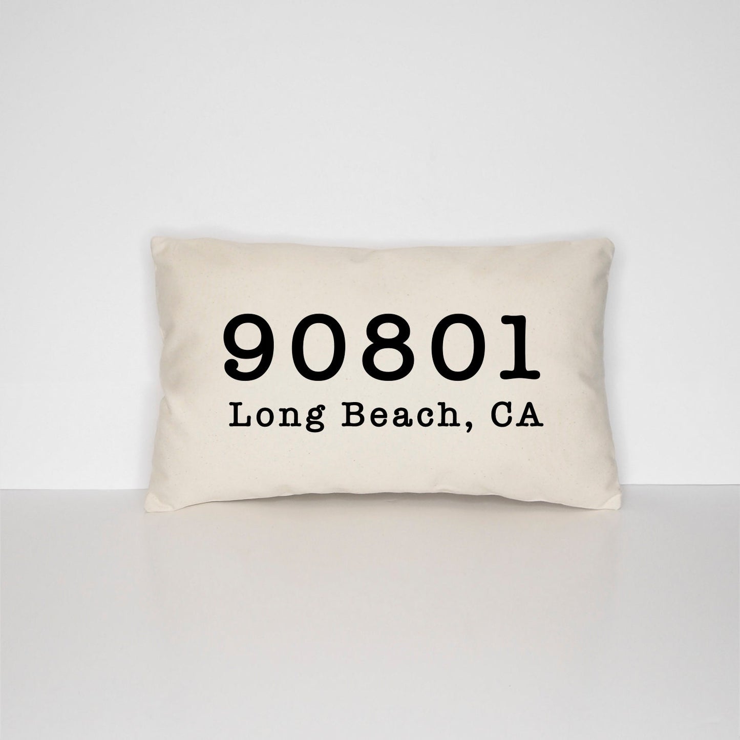 Personalized Zip Code Pillow - Custom Housewarming Gift