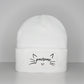 Cat Beanie Hat - Pawsome Hat - Cat Ears Winter Hat - Crazy Cat Lady - Cat Lover Gift