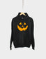 Orange Pumpkin Face Halloween Hoodie - Halloween Costume Sweatshirt