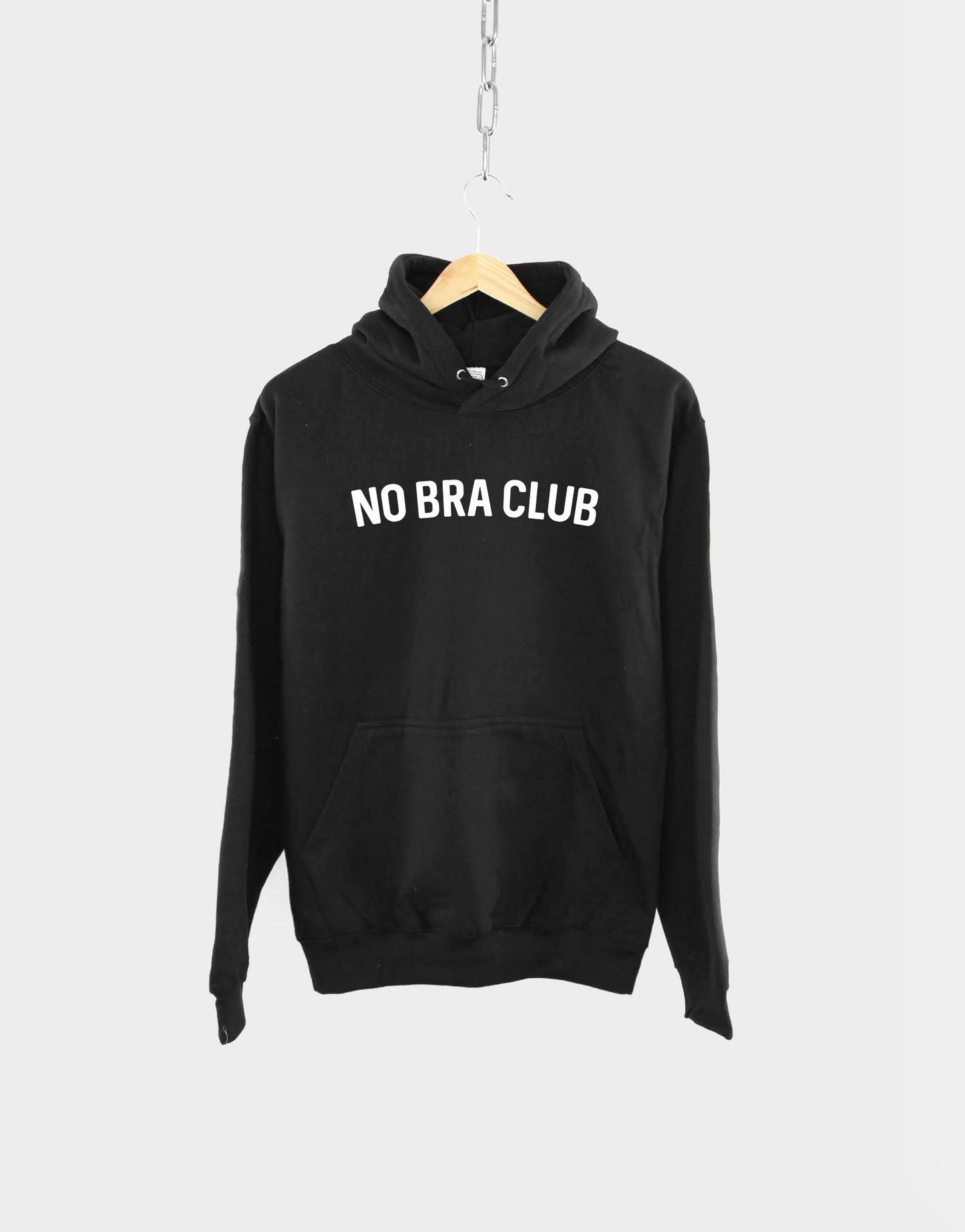 No Bra Club Hoodie - Funny Boob Sweatshirt - Women's Hoody