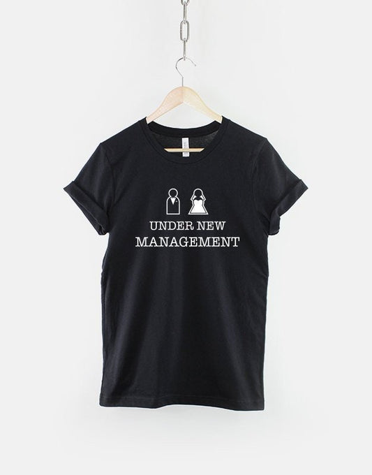 Just Married Shirt - Newly Married T-Shirt - Under New Management Shirt - Mens Honeymoon T-Shirt