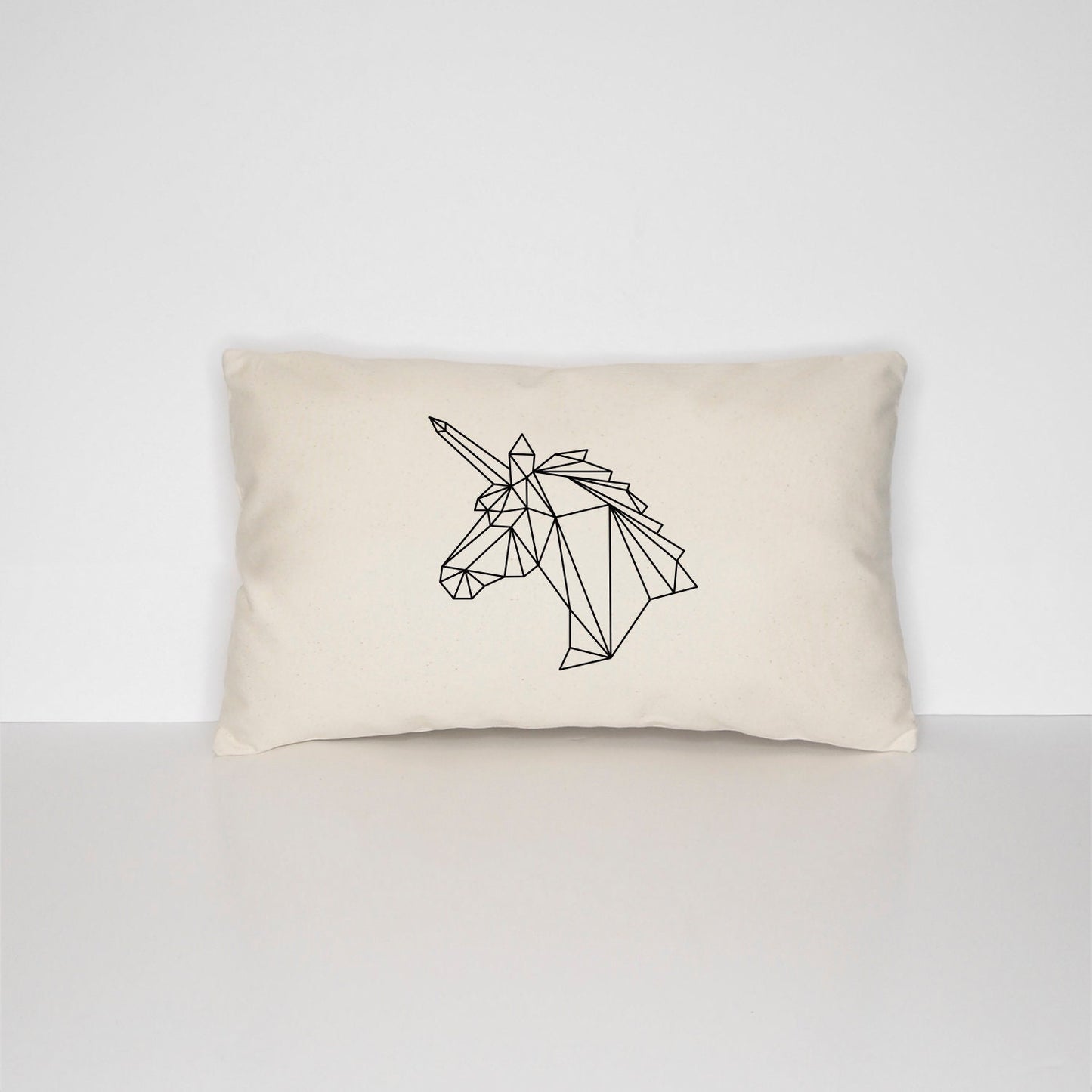 Geometric Unicorns Head Pillow - Geometric Unicorn Head Cushion