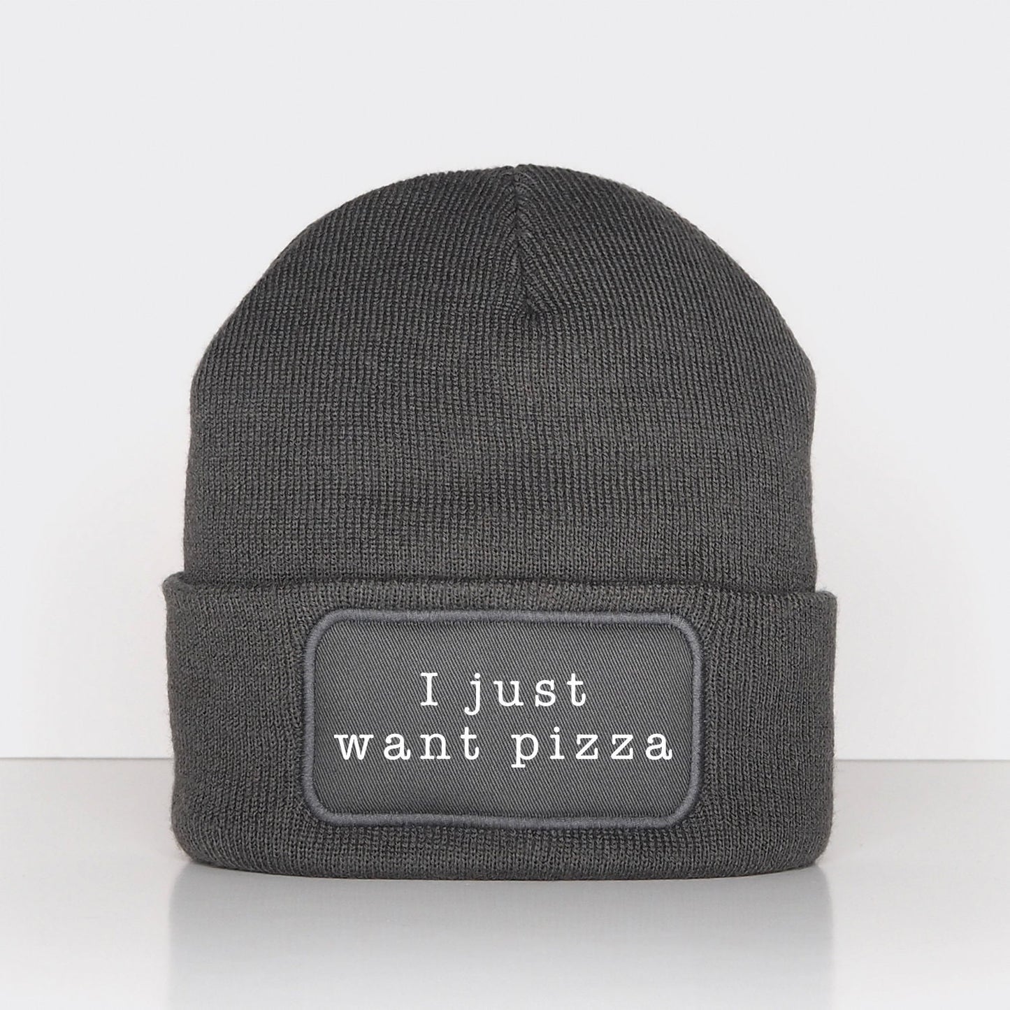 Pizza Beanie Hat - I Just Want Pizza Beanies - Slouchy Beanie Hats I Love Food Pizza Hat - Pizza Party Winter Hat