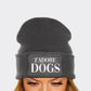 J'adore Dogs - Dog Beanie - I Love Dogs Beanie Hat - Dog Lover Winter Hat - Dog Owner Gift