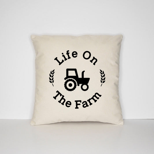 Farmhouse Decor - Rustic Life On The Farm Pillow Cushion