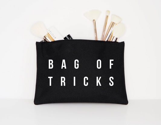 Makeup Bag - Cosmetic Bag - Makeup Artist Gift - Bag of Tricks - Makeup Cosmetic Accessory Pouch - Gift For Her