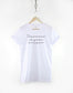 Inspirational Quote T Shirt - Calligraphy T-Shirt - Womens Slogan TShirt - Tomorrow is just a rumor