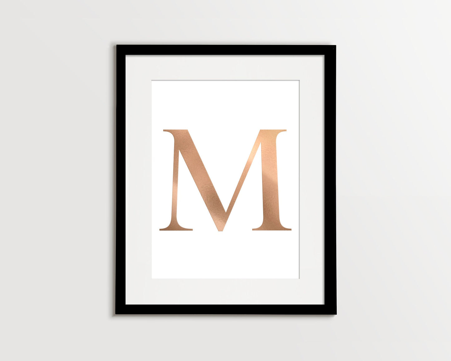 Personalized Anniversary Gift Name Initial Print Wall Art