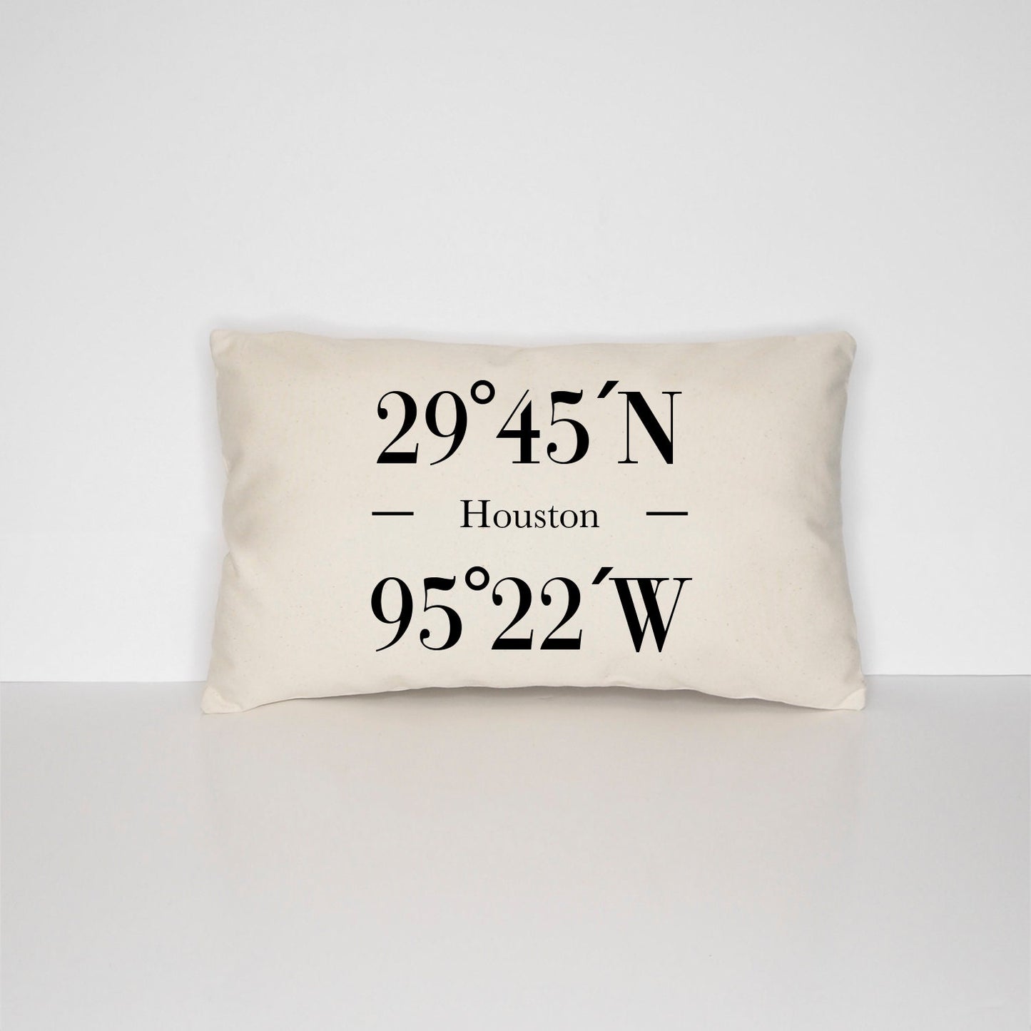 Personalized Wedding Gift Pillow - Home Or Honeymoon Location Gift